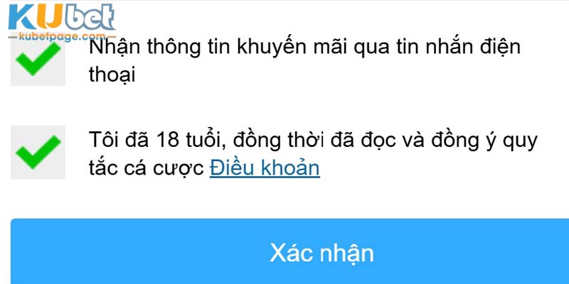 3 bước hoàn tất quy trình đăng ký Kubet