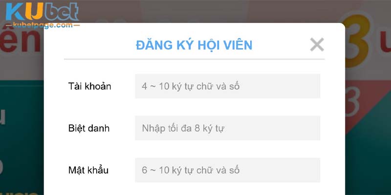 Điều kiện tiến hành tạo tài khoản tại nhà cái