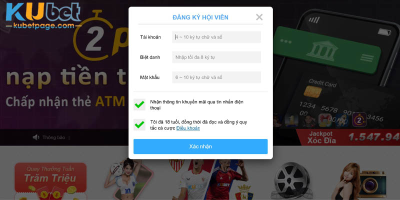 Tạo tài khoản cực kỳ đơn giản chỉ với ba bước thao tác